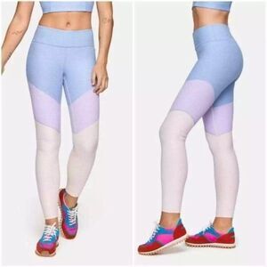 NWT Outdoor Voices Tri-Tone Leggings in Lilac, Lavender, and Dahlia